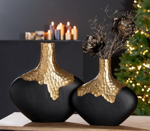 Gilde Alu Vase Favo 69157