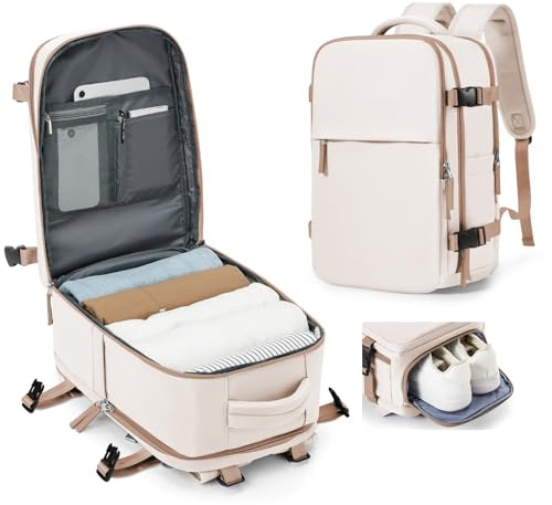 SZLX Rucksack Ryanair Handgepäck Wizzair Rucksack 40x20x25 für Ryanair Reiserucksack Flugzeug Easyjet Handgepäck Laptop Rucksack 14 Zoll Untersitz Kofferrucksack