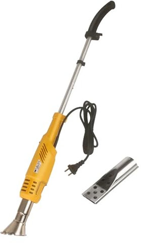 WDZDMYL Brûleur de Mauvaises Herbes 2000W jusqu'à 650 °C, Tondeuse à Gazon électrique, désherbeur Thermique, désherbant à Air Chaud, Outils d'élimination de l'herbe, Flamme des Mauvaises Herbes