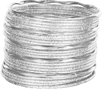 Eigso Mutli Layered Gold indischen Armband Manschette Armreif für Frauen Männer Vintage Stackable texturierte böhmische Armbänder für Frau Mann