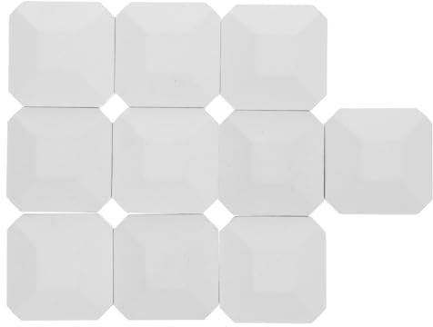 Garneck 10 Piezas Repuesto Para Briquetas De Cordierita Autolimpiables Para Parrilla De Gas y Chimenea Repuesto De Briquetas De