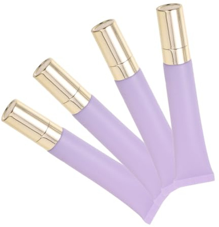 WRITWAA 4stücke Leere Augencreme-tuben Nachfüllbare Cremebehälter Reise-quetsch-kosmetiktuben Unterverpackungstuben Lipgloss-tuben zum Ausdrücken