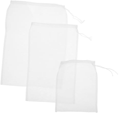 Alipis 3pièces Filtrant Pour Jus Passoire à Marmite à Lait De Noix Filtre Alimentaire Réutilisable Passoire Pour Filtration De Bol Filtrant Pour Cuisine