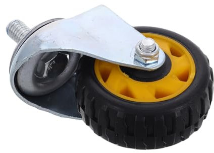 Luxshiny Rueda Giratoria Para Gato De Piso Hidráulico Accesorios De Reparación De Automóviles Material Plástico Resistente Rueda De Alta Resistencia Compatible Gatos De Remolque