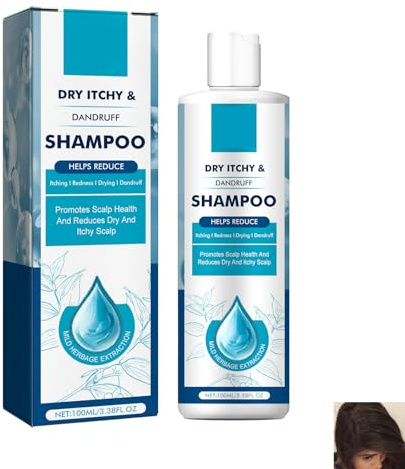 Shampoing pour Folliculite Séborrhéique Anti-pellicule,Shampoing Naturel pour Psoriasis,Anti-Pelliculaire,Traitement Apaisant,100ML
