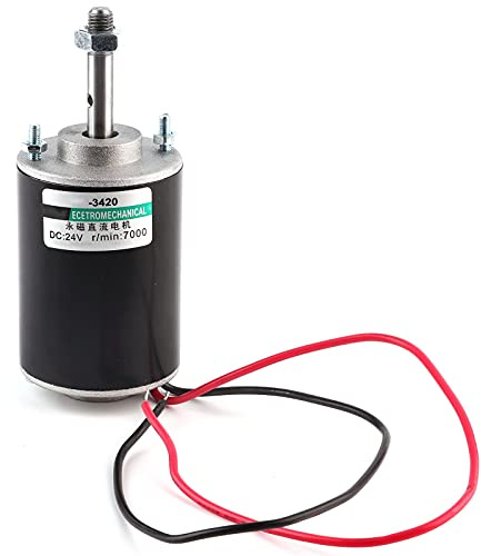 Hochgeschwindigkeitsmotor 24V 30W Permanentmagnet Gleichstrommotor CW/CCW 7000U/min für Projekte
