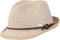 CHILLOUTS Rimini Hat - Damen Sonnenhut, Sommer Strohhut, Trilby, Leichter Sonnenschutz Hut, Schicker Strandhut, Adjustable, XS/S-M, weiß
