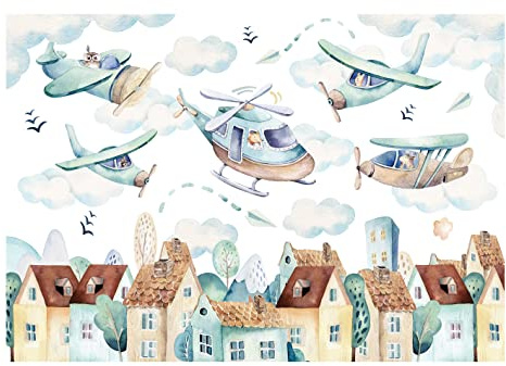 WallArena Vlies Fototapete, Kinderzimmer, 368x254cm | Fototapeten - Tapeten - für Wohnzimmer Schlafzimmer - Vliestapete Wandtapete Tapete 3D Effekt- inkl. Kleister