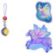 Step by Step Magic MAGS „Pegasus Emily“, 3-teilig, 2 Magnet-Applikationen und 1 Anhänger, Ergänzung für Schulranzen oder Vorschulrucksack, lila