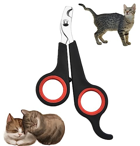 BANSHAN Coupe-griffes professionnel pour chat, coupe-ongles et ciseaux à griffes pour chiens de petite race, chaton, lapin, oiseau, cochon d'Inde et petits animaux