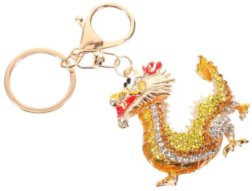 Gadpiparty décor suspendu en forme de dragon porte-clés dragon du nouvel an chinois sacs d'ornement Noël pendentif suspendu pour pendentif à main dragon la modélisation décorer Chine