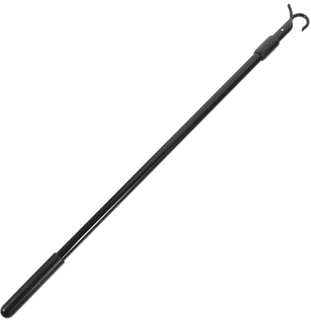 Amosfun Barra Simple Cortinas Aleación Aluminio de Extensible para Negro de Material Resistente y Diseño Ajustables Adecuado para Cualquier Lugar Que Necesite Persianas