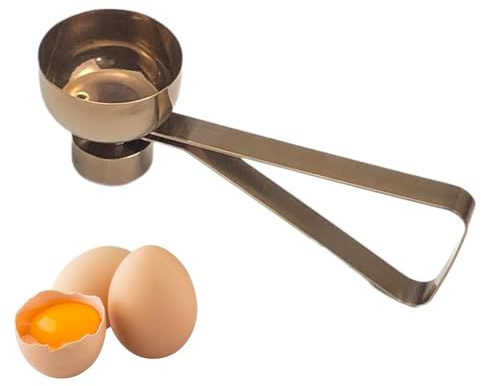 Opener guscio d' , ornamento per biscotti all' - Apri guscio d' - Apriuova in acciaio inox risparmio di utensili da cucina in metallo rapido rompiuova