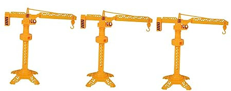 HOMOCONO 3st Drehkran Spielzeug Kraniche Spielzeug Nachtspielzeug Für Kinder Mini-kräne Spielzeug Technisches Spielzeug Kräne Modell Mini-kranspielzeug Spielzeug Für Kleinkinder Orange