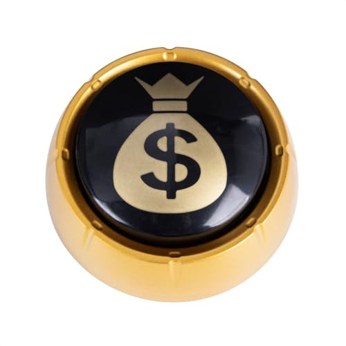 REFARICO Dollar Button with Cash Register Sound Effects, Funny Button for Office and Family, Desk Accessories, Gag Gifts for Men and Women