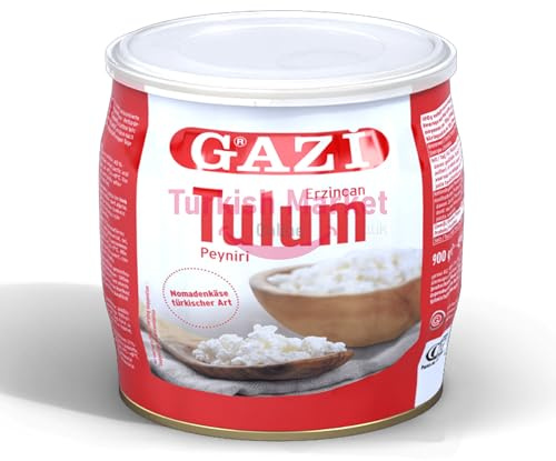 Gazi Tulum Cheese Erzincan style Turkish Premium Cheese 440 G TIN by TOM UK