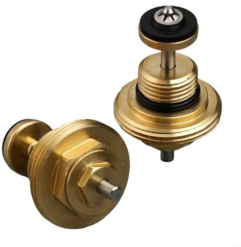 Entgoinggo Underfloor Heating Manifold Return Pin Valve Core, Robust Return Pin Valve Core for Actuator Water Distributor Central Heating System Parts(1/2)