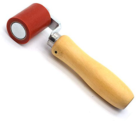 Rouleau de couture professionnel en silicone robuste de 3,5 cm pour toiture en PVC/TPO/EPDM, revêtement en vinyle, insonorisant, idéal pour la soudure de bâches, bannières, bâches