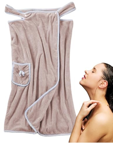 Badetuch für Damen, mit Trägern aus Korallenvlies, Rock, | Laptoptuch aus Korallenvlies, Bademantel