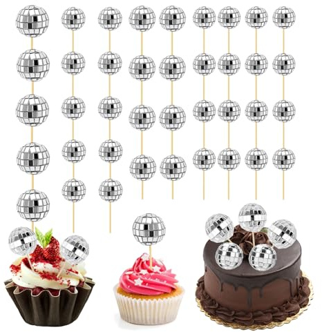 35 Stück Mini Discokugel, Spiegelkugel Discokugeln, Kleine Discokugel, Silber Discokugel Deko, Disco Ball für Bar Partyzubehör Hochzeitstisch Weihnachtsbaum Geburtstagsgeschenk Dekoration(2/3/4/5cm)