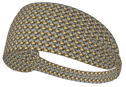Huevera de fideos con estampado de ramen, diadema elástica ultrasuave, deportiva, transpirable, para correr, gimnasio, senderismo