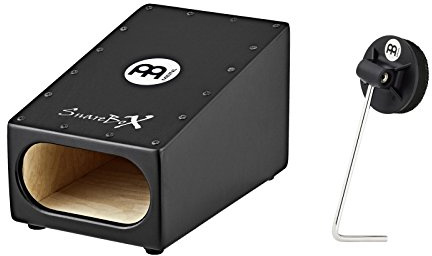 Meinl SnareBox | mit verbautem Snare-Teppich, mit Schallöffnung vorne, Inklusive L-Form Beater, Baltische Birke