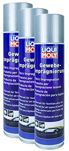 3 x Liqui Moly 1594 de tissus imprégnation Spray imperméabilisant Cabriolet Toit 400 ml
