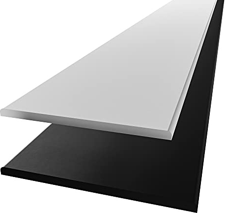 A+H Rammschutz Kantenschutz Wandschutz Schutzleiste 2000x192x10mm, Schwarz