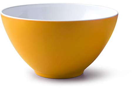 Zeal Saladier bicolore 26 cm Moutarde Mélamine G217M