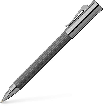 Graf von Faber-Castell 141598 - Tintenroller Tamitio Stone Grey, Schreibfarbe schwarz, mit hochwertiger Geschenkverpackung