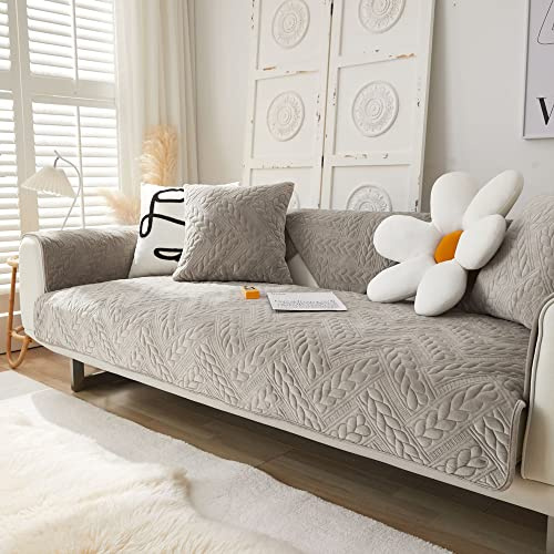 WYJHNLBEDC Sofa/Couch überzug/überwurf/überwurfdecke/Sofabezug Sofaschutz | Warmer Super Weicher Kurzer Plush Fleecedecke für Sofa L Form/U Form/Ecksofa 3/2/1 Sitzer, Sofaschutz Hund Kratzschutz Katze