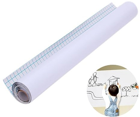 STOBOK An Die Tafelwand Kleben Tafel-aufkleber -vinyl-aufkleber Pizarrones Para Niños Wandtattoo Graffiti- Kind Applikationen Weiß Wiederbeschreibbar