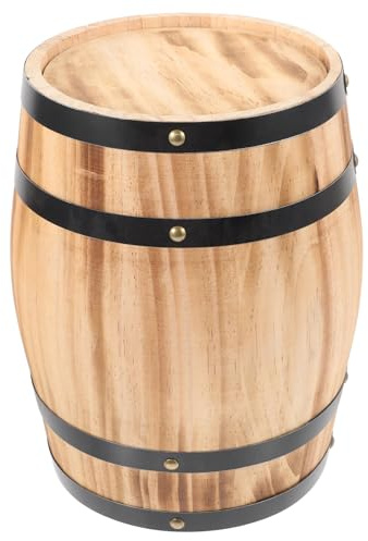 Botte di Vino in Legno Piccola Marrone, Decorativa Retro | Festival Birra Decor, Wooden Barrel Ornament, Wood Wine Barrel, Beer Barrel