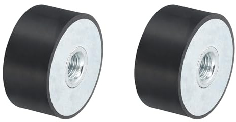 QUARKZMAN 2 Stück 40 x 20mm M10 Gummidämpfer, Multi-Typ-Gummipuffer,Schwingungsdämpfer für Motorraum und Luftkompressoren