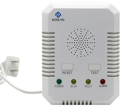 2 in 1 Gasleckmelder, Kohlenmonoxid Melder und Erdgasdetektor, CO Melder & Erdgas Methan-Propan-Butan-Brenngas-Alarm für Küche, Tankstelle, Garage,Wohnmobil