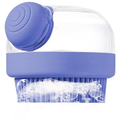 Hundebadebürste Shampoospender, Badeschrubber, Massageschrubber