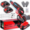 Mini Motosierra Bateria, 850W 6 Pulgadas Motosierra Eléctrica Bateria con 2 Batería de Gran Capacidad y 2 Cadenas, Motosierra de Mano Portátil Inalámbrica para Podar Árboles de Jardinería y Madera