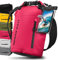Nordlight Dry Bag Sacca Impermeabile + Custodia per Cellulare + Chiusura Arrotolabile, Tracolla | Zaino Impermeabile Sacca Stagna Borsa | Spiaggia, Canoa, SUP, Immersioni - Rosa, 20 Litri