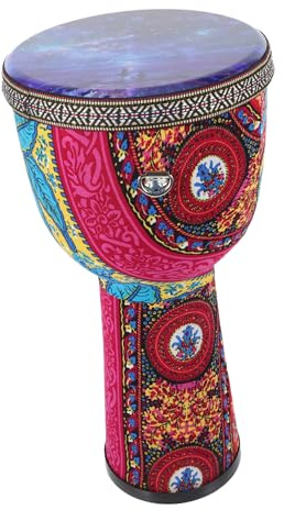 JOINPAYA Leichte Tragbare Djembe Trommel aus Pvc mit Feiner Verarbeitung Geeignet für Kinder und Erwachsene als Vielseitiges Percussion Instrument