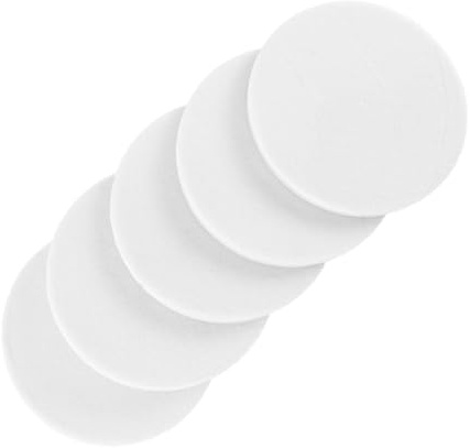Enwye 5 Stück 100 x 6 mm Wollfilz-Polierpad zum Polieren von Glas, Kunststoff, Metall, Marmor, Polierscheibe, Polierpad für Exzenterschleifer in Küche und Bad