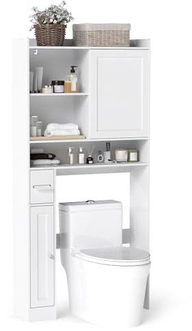 Multigot Over Toilet Cabinet, Freestanding Toilet Space Saver