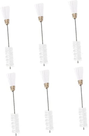 BELLIFFY 6pcs Double-Ended Sewing Machine Cleaning Brushes with Fine Nylon Bristles for Dust and Lint Removal Home Cleaning Tools for Slots Keyboards and Electronics
