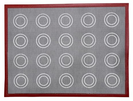 Tapis De Cuisson Pour Choux À La Crème – Doublure Antiadhésive En Silicone, De Cuisson Imprimée Réutilisable, Tampon À Biscuits Résistant À La Chaleur Avec Facile À Nettoyer | Fournitur