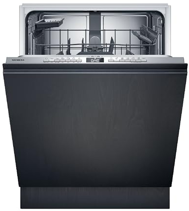 Siemens iQ300 Smarter Vollintegrierter Geschirrspüler 60 cm SN63EX28AE | Made in Germany, autoOpen dry Türöffnung, Spülturbo für schnelle Ergebnisse, flexible Körbe, infoLight