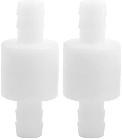 Srliya Valvola di Ritegno in Plastica da 10 Mm Valvola di Non Ritorno Resistenza al Gas Liquido Base Debole 2 Pezzi Durata di Alta qualità Collegamento Conveniente Sistemi di Fluido