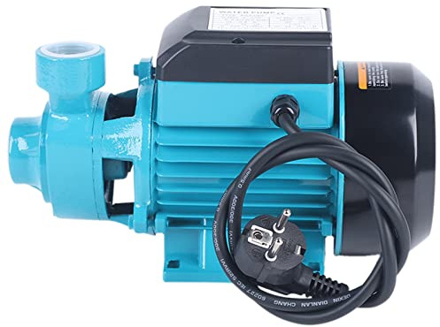 Wasserpumpe 220V Gartenpumpe 370 W Brunnenpumpe 10 Bar Elektrische Pumpe 2 m³/h Max. Durchfluss Tiefbrunnenpumpe 2850 Rpm Regenfasspumpe, für Täglicher Wasserabgabe, andere Wasserbedürfnisse