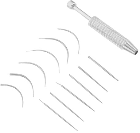 Generic Piercing Taper Ball Grabber Rostfritt Stål Applicator med Raka Böjda Spetsar för Öra Näsa Läpp Bröstvårta Magen Piercing Jewelry Bytning