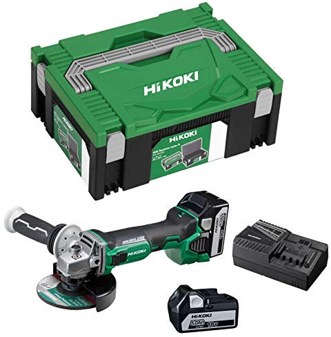 Meuleuse HIKOKI Ø125mm 18V 5Ah Li-ion - G18DBBLWQZ