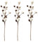 Aisamco 3 pezzi di steli di cotone Decorazione di fattoria Scelte floreali Stile rustico Riempitore per vaso Rami di cotone rustico 68cm Per stelo Decorazione Fiore
