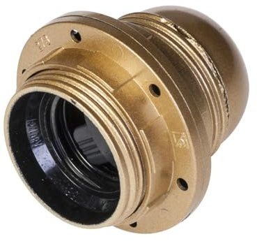 Poly Pool PP0477.6X Lampenfassung E27 2 Zwinge gold